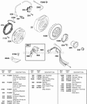 Flywheel Ignition Diagram and Parts List for 247437-0111-B1  Briggs and Stratton Engine
